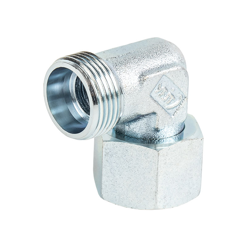 2C9.2D9 90 ° Adaptor Tabung Pereduksi Siku dengan Nut Putar